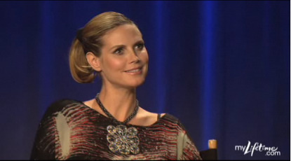 Heidi Klum time travels to 1991!!!!