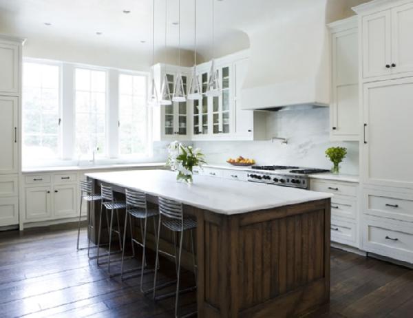 White & Brown Kitchens : NICOLE COHEN