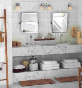 tilt morrors bath