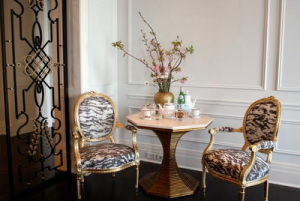 summer thornton ikat brown gold white chairs summer thornton ikat brown gold white chairs