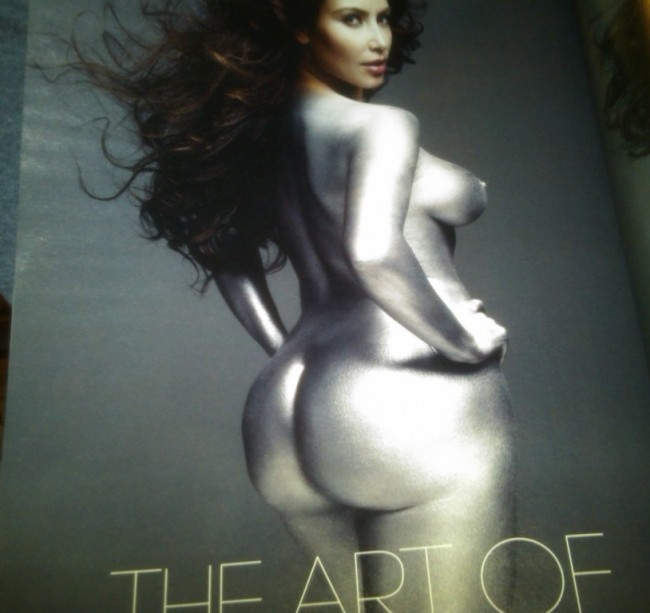 kim kardashian w magazine photoshop. Kim K. W Magazine. Naked.