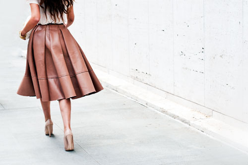 Outfit to Room: Brown Leather.