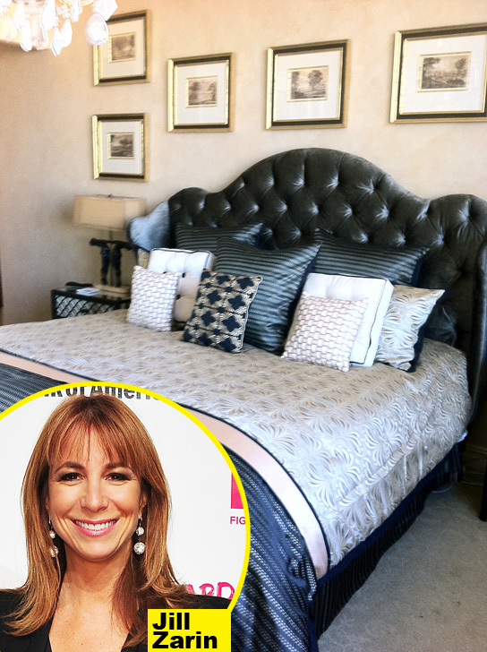 Jill Zarin designs bedding.
