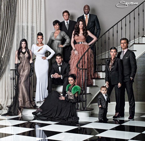 The Kardashian's Xmas Kard.