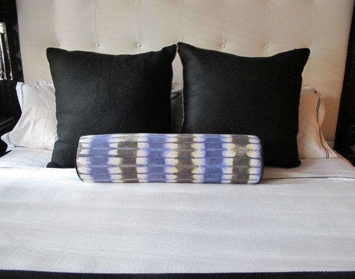 Tie Dye Leather Pillows. Yes, I went there.
