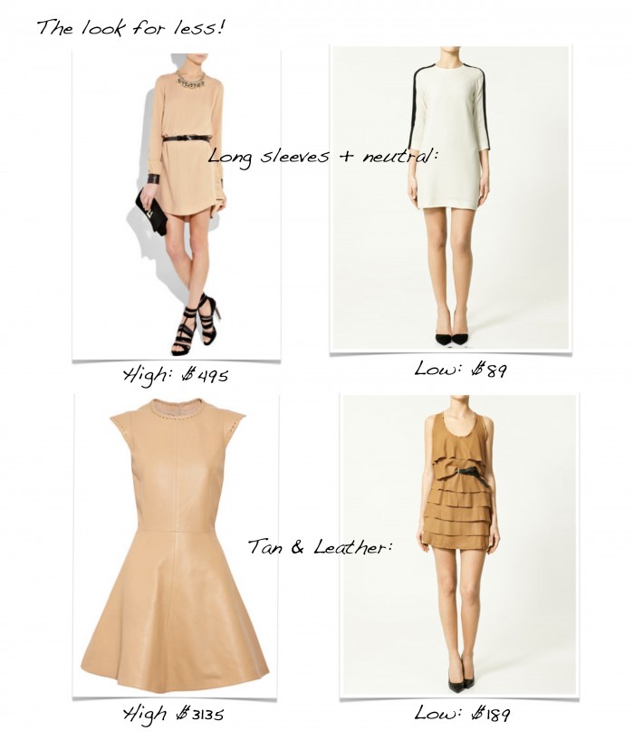 A little fashion high/low for you!