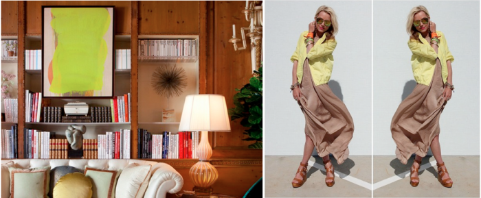 Neutrals + Neon: Room to Outfit