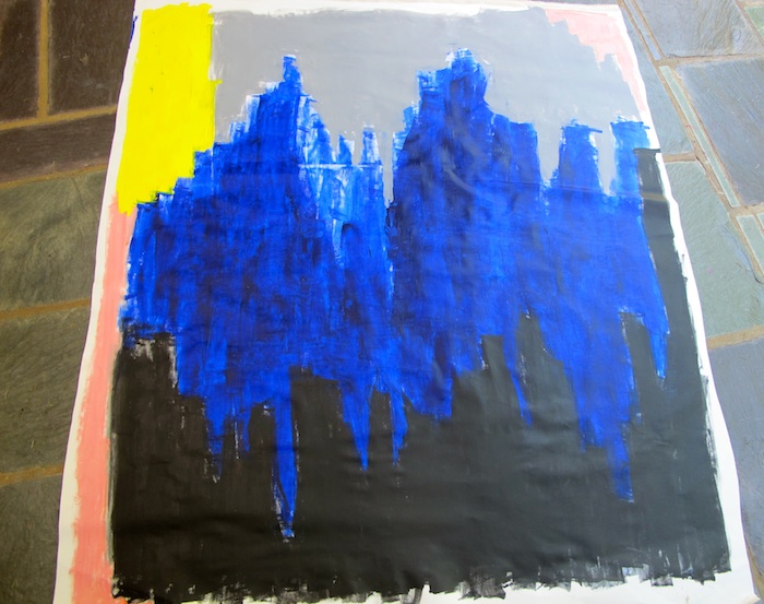 color block painting