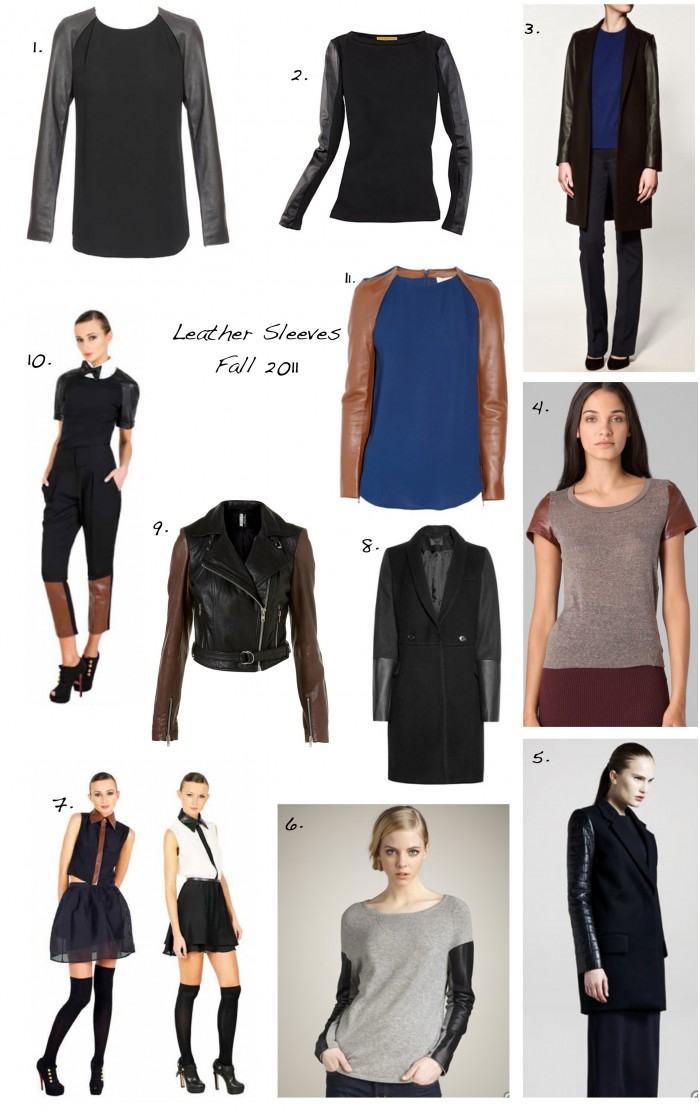 Must Have Fall 2011: Leather Sleeves