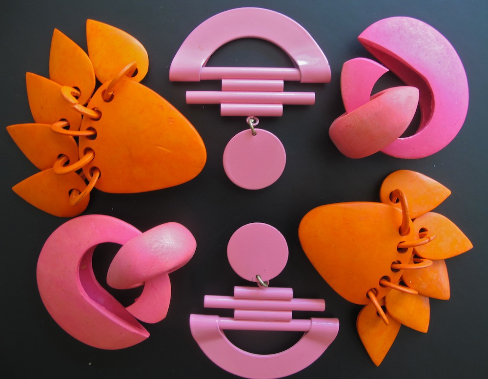 sketch42 vintage earrings