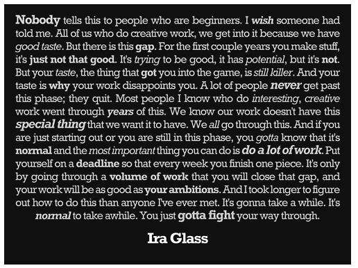 Thoughts on making art.