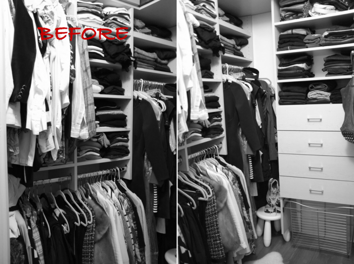 before closets