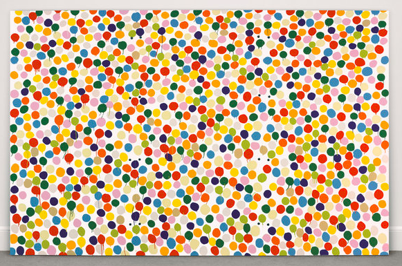 Damien Hirst and The Complete Spot Paintings.