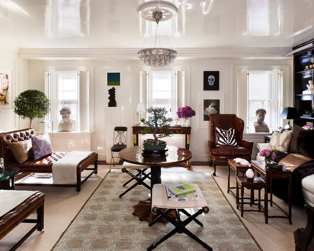 White walls.
