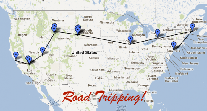 northern route road trip