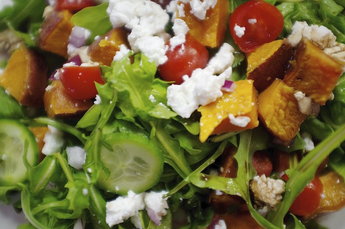 arugula sweet potato salad