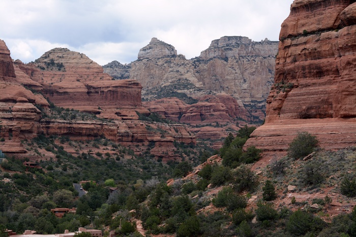 Red Rocks, White Paint.