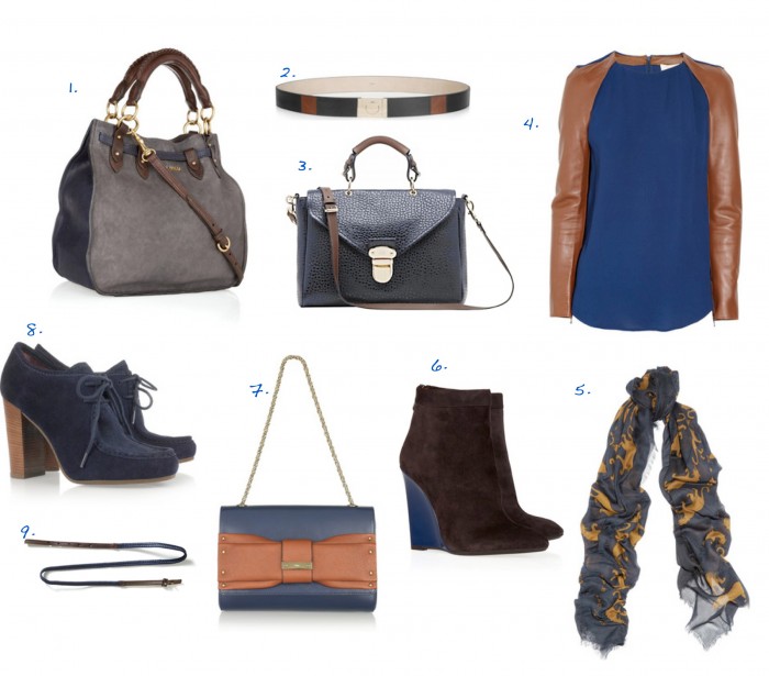 Must have for fall 2011: Navy and Brown. : NICOLE COHEN